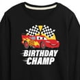 thumbnail image 3 of Disney Cars - Race To Finish Line - Birthday Champ - Toddler & Youth Long Sleeve Graphic T-Shirt, 3 of 5