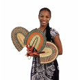 thumbnail image 3 of Fan: Burkina Faso Hand Wovenper One Utopia Africa Designs, 3 of 4