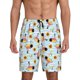 thumbnail image 1 of Balery Submarine With Fishes Undersea Pantalones cortos de pijama de punto de algodón para hombre con cinturilla y bolsillos-Medium, 1 of 6
