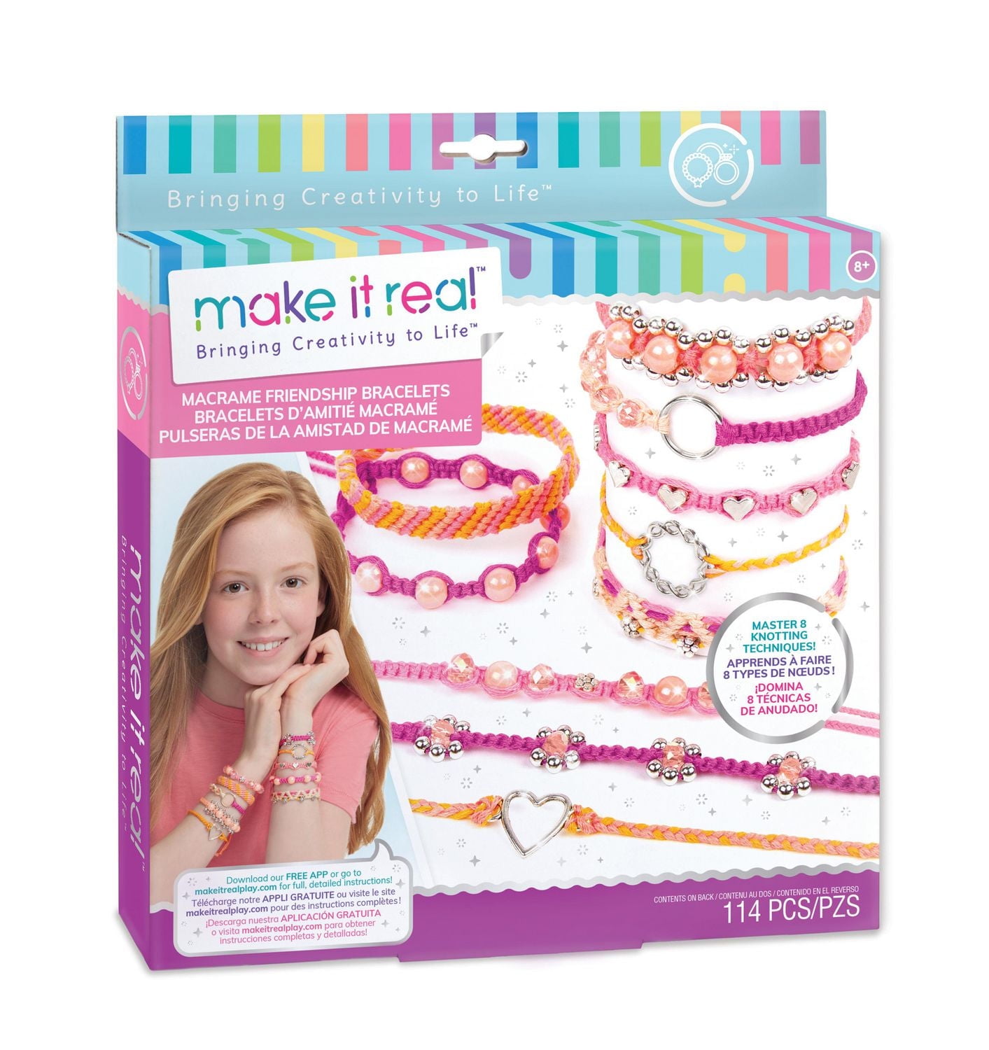 Make it Real Bracelets d'Amitie Macramé