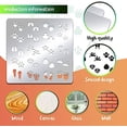 thumbnail image 3 of 1pc Footprint Pattern Stencils Animal Footprints Stainless Steel Painting Stencils for Wood Carving Drawings, 3 of 9