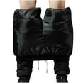 thumbnail image 4 of Njoeus Men's Big & Tall Winter Warm Loose Utility Down Pants Elastic High Waisted Cotton Sweatpants Snow Pants for Men M-5XL, 4 of 4
