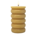 thumbnail image 2 of Mainstays Single Wick 3" x 5" Bubble Pillar Candle, Unscented, Orange, 2 of 8