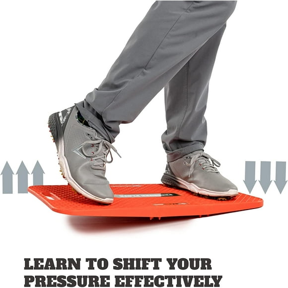 Swing Trainer Pressure Plate with Power Wedge Improve Weight Shift, Balance & Accuracy Golf Training Aid for Increased Power & Control Teaching Tool for Club Practice & Drills