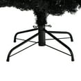 thumbnail image 6 of Nearly Natural Clear Prelit LED Black Decorated Fir Christmas Tree, with 1036 Tips 6', 6 of 11