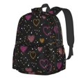 thumbnail image 1 of Disketp Heart and Stars Mochila Escolar de Gran Capacidad y Peso Ligero, Mochila de Viaje Ideal para Escuela, Trabajo y Uso Diario, Cómoda y con Estilo, 1 of 8