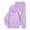 Light Purple*, variant on RUTAYY Girls 2 Piece Daily Set Long Sleeve Zip Up Hooded Jacket Side Pocket Jogger Trousers Kids Casual Loungewear Black