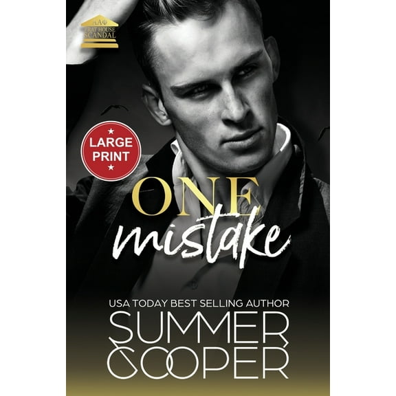 Frat House Scandal (Large Print) One Mistake: A Second Chance New Adult Romance (Large Print), Book 3, (Paperback)