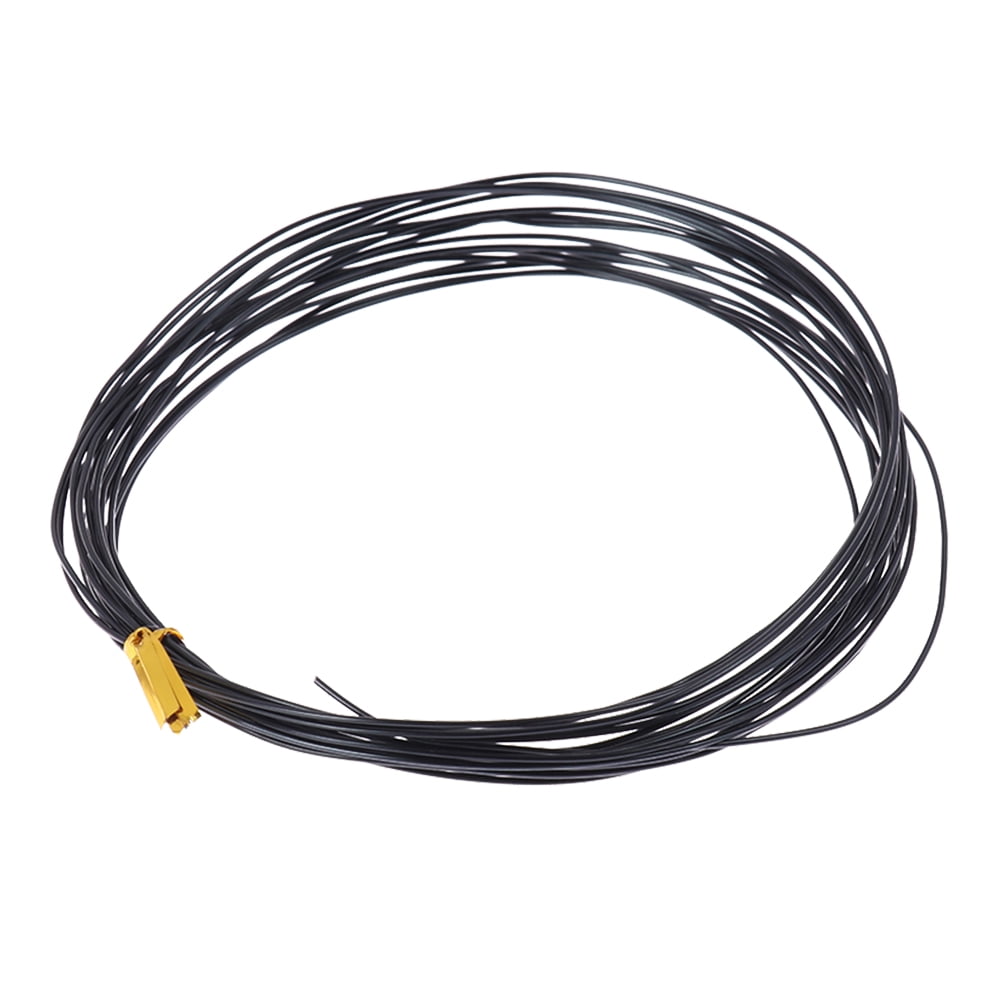 Rollo Alambre Aluminio Anodizado Bonsái 3mm 10m - Flexible Negro Para Entrenamiento