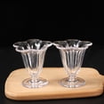 thumbnail image 4 of OULII 2pcs Mini Tea Cups Transparent Plastic Miniature Scene Decor for Playtime, 4 of 8