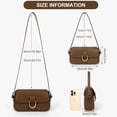 thumbnail image 6 of LinYooLi Small Shoulder Bag Y2K Purse for Women Crocodile Handbag Clutch Purse Classic Retro Crossbody Bag Satchel, 6 of 6