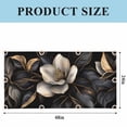 thumbnail image 3 of Black Gold Flower Fluorescent Light Covers, Gradient Luxurious Floral Botanical Magnetic Light Covers for Ceiling Lights, Fluorescent Ceiling Shade Filters for Classroom Bedroom Office 4x2Ft x 1PCS, 3 of 8
