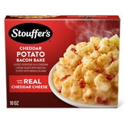Stouffer’s Cheddar Potato Bacon Bake, Single Serve, Potato Bake, Single Frozen Meals 10 oz