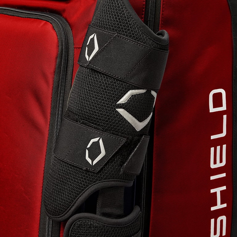 EvoShield Standout Wheeled Baseball Bag – Holds Full Gear, 4 Bat Sleeves, Durable Design