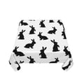 thumbnail image 5 of Wukai Black Rabbit Waterproof Tablecloth for Kitchen Dining, Fits Square Tables for 2-4 Seats -60"x60", 5 of 7