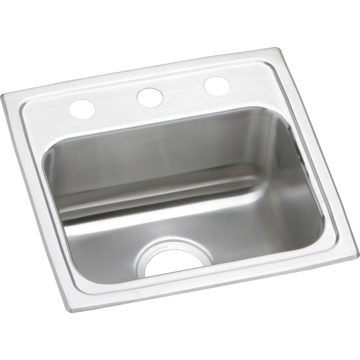 Elkay Lrad171640 Gourmet 17" Single Basin Drop In Stainless Steel Bar Sink