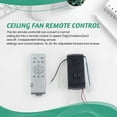 thumbnail image 2 of Kit de Control Remoto Universal para Ventilador de Techo, Controlador de Luz de Ventilador de CC de Bajo Voltaje de 30 W, 6 Velocidades y Temporizador., 2 of 6