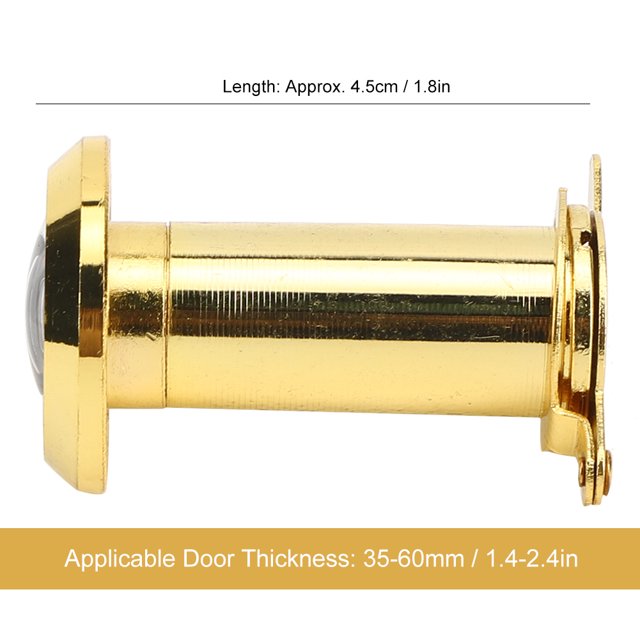 Accesorios para puertas, 2 piezas Visor de puerta de seguridad con visión de 220 grados Visor de puerta construido para durar
