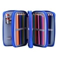thumbnail image 2 of Estuche cuadrado azul cuatro capas estuche color liso 72 agujeros Ormromra CJWUS-2675, 2 of 8