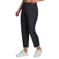 thumbnail image 3 of RBX Active Women's Plus Size Ribbed Side Woven Ankle Pant With Pockets, 3 of 5