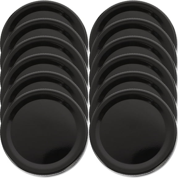 Baluue 10Pcs Wide Mouth Jar Lids Metal 70mm Leak Proof Airtight Seal for Canning