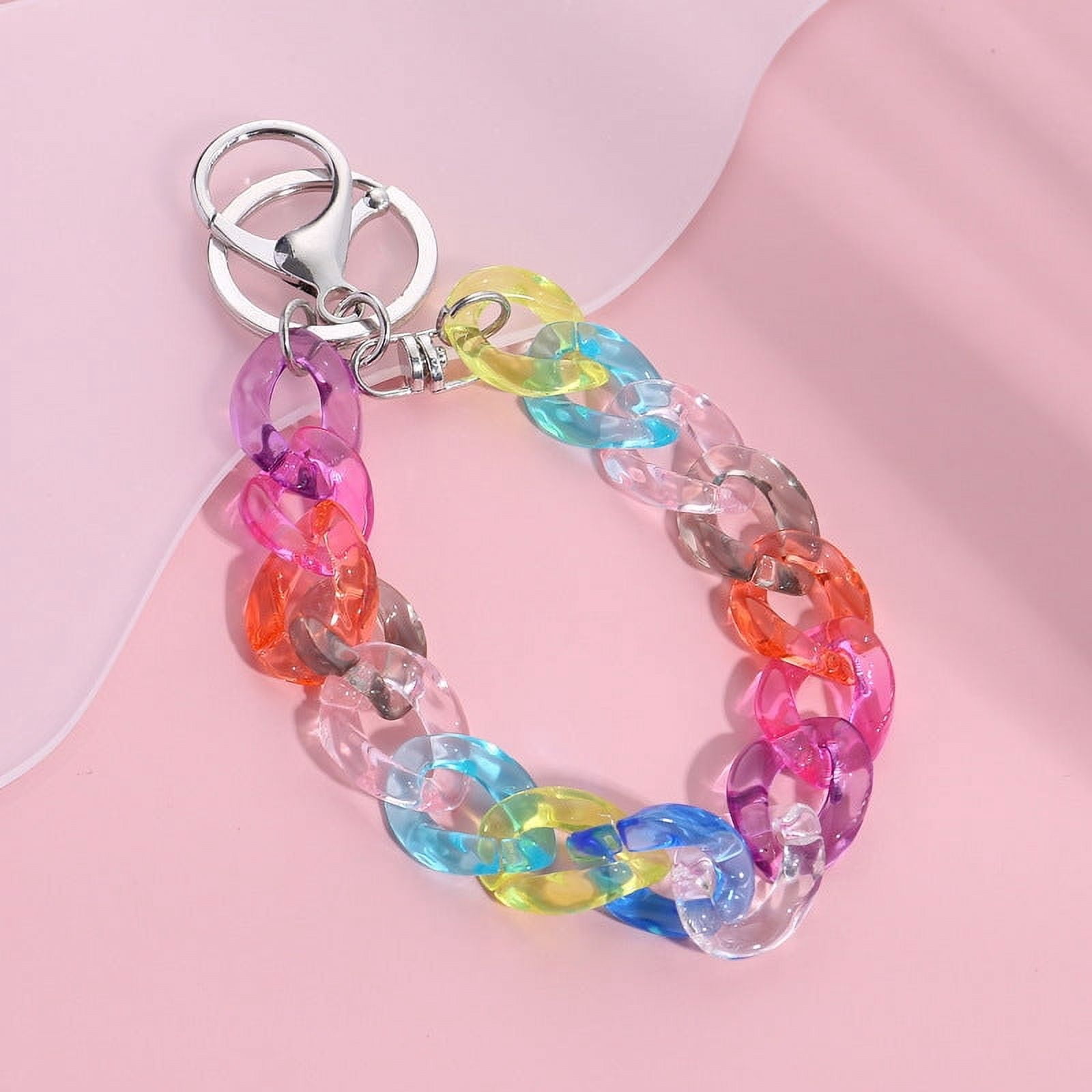 Acrylic Chain Clothing Keychain Pendant: Stylish Key Ring Accessory with Durable Acrylic Material and Secure Key Pendant Design