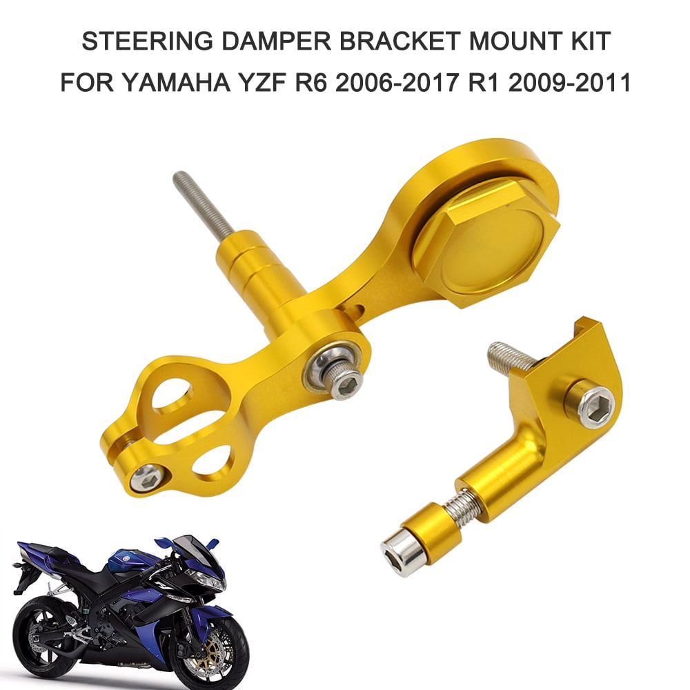 For Yamaha YZF R6 2006-2015 Stablizer Steering Damper Mounting Bracket Kits 2008