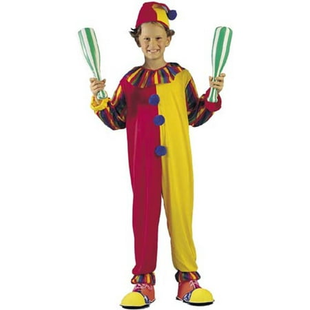 Child Big Top Clown Costume~Medium 7-10 / Red