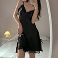 thumbnail image 5 of Women Sleepwear Satin Nightgown Mini Chemise Short Nightwear One Size, 5 of 6