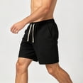 thumbnail image 6 of IROINNID Men's Relaxed Fit Drawstring Athletic Shorts with Elastic Waist Side Pockets Lightweight Breathable Fabric for Summer Gym Running and Sports, 6 of 6