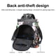 thumbnail image 5 of Qarigey para mujer, bolso antirrobo de tela Oxford de estilo chino a la moda, informal de gran capacidad con estampado para mujer Mochilas No.7, 5 of 6