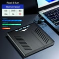 thumbnail image 3 of Colorful Light External CD DVD Burner Player USB SD TF Reader Multifunctional Optical Drive ,Easy to Use, 3 of 5