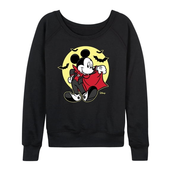 Mickey & Friends - Vampire Mickey - Women's Lightweight French Terry Long Sleeve Shirt