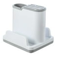thumbnail image 1 of Multipurpose Kitchen Countertop Storage Rack Plastic Knife Holder Drain Cutlery Organizer Cutting Board Holder, 1 of 1