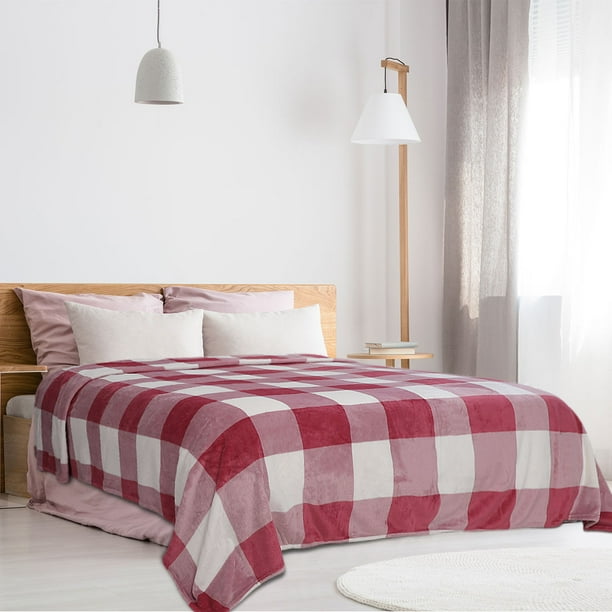 buffalo plaid flannel fleece blanket king size soft fuzzy buffalo plaid flannel fleece blanket king size soft fuzzy