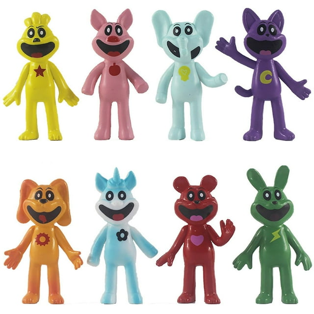 Smiley Animal Doll PVC Horror Big Mouth Pet Rabbit Elephant Pet Model Toy - ZJKDGJKJ