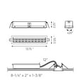 thumbnail image 5 of Dals Lighting Msl10g-3K Msl Recessed 14" Wide Linear Adjustable Ten Light Canless Recessed, 5 of 7