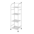 Forthcan Bathroom Storage Shelf, 4 Tier Storage Rack for Small Space