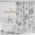 thumbnail image 4 of Gray Botanical Waterproof Fabric Shower Curtain,Watercolor Spring Floral Summer Waterproof Fabric Shower Curtain for Bathroom Curtains Bathtubs Hotel Shower Curtains with 12 Hooks Extra Long 72x96, 4 of 8