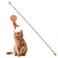 thumbnail image 4 of Cat Teaser Chaser Pet Cats Toys Stick Rod Cats Juguete interactivo Naranja Gloria Gatito Teaser Juguetes, 4 of 9