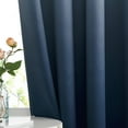 thumbnail image 2 of NICETOWN Ombre Blackout Curtains Gradient Drapes Light Blocking Grommet Thermal Insulated Window Treatment for Bedroom/Living Room, 2 Panels, W52 x L95, White to Navy Blue, 2 of 8