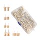 thumbnail image 2 of Eigraketly Juego de chinchetas de de aplicación amplia, 135 Uds., tachuelas cuadradas para pulgar, chinchetas ligeras y convenientes multiusos, Artesanía Eigraketly TO010768-00B, 2 of 6