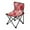 Red Watercolor Flowers, variant on 600D Oxford Camping Chair Portable Foldable Chair Supports 220 lbs for Picnic, Fishing, Backpacking Red Chrysanthemum and Dandelion