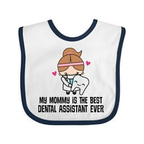 Inktastic Dental Assistant Mommy Girls Baby Bib