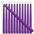 thumbnail image 4 of 12Pcs Led Taper Candles Purple Yellow For Home Decoration Parties Birthdays Holiday Decorations, 4 of 8