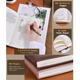 thumbnail image 3 of Cuaderno Dilitego, tapa dura, piel, tamaño A5, 256 páginas, 3 of 7