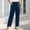 Navy, variant on Summer Savings Clearance!Staron Womens Linen Pants Casual Lightweight Drawstring Elastic Waist Pants with Pockets Wide Leg Long Lounge Pant Trousers Beach Vacation Clothes