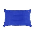 thumbnail image 4 of SharkTRUE Outdoor Flocked Pillow Rectangular Inflatable Pillow Travel Camping Portable, 4 of 8