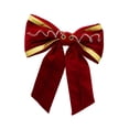 thumbnail image 3 of Kurt Adler 12" Red and Gold Bow, 3 of 4