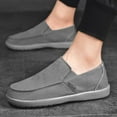 thumbnail image 5 of New Men's Casual Canvas Loafers Slip On Breathable Flats Boat Shoes Driving Shoes Moccasins Casual Walking Shoes, 5 of 9